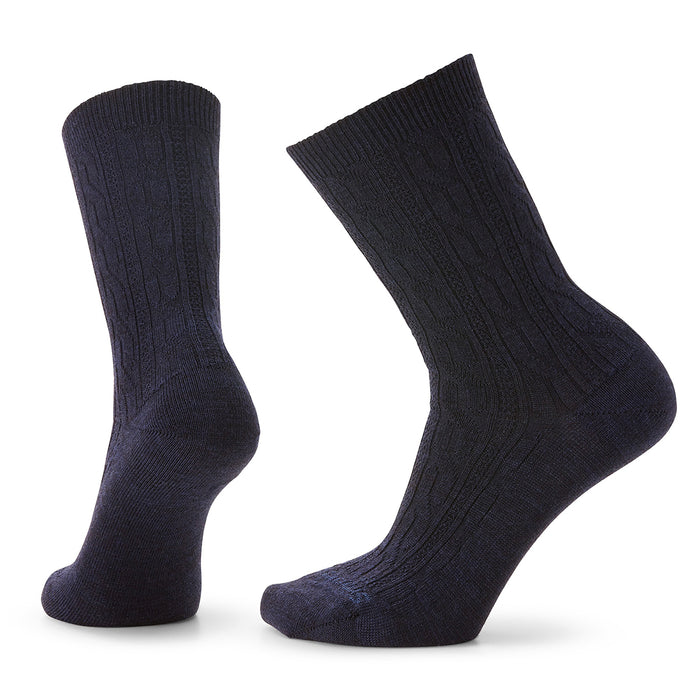 Smartwool Women’s Everyday Cable Crew Socks - Deep Navy