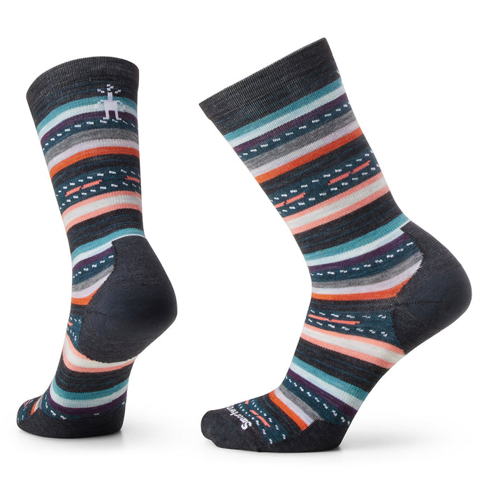 Smartwool Women’s Everyday Margarita Crew Socks - Charcoal