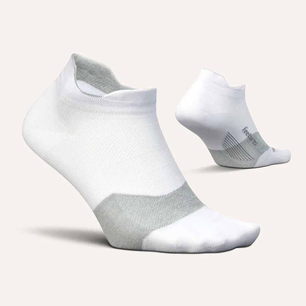 Feetures! ELITE Ultra Light Cushion No Show - White