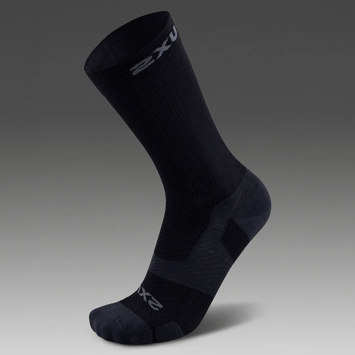 2XU Vectr Light Cushion Crew Socks - Black