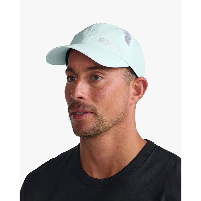 2XU Running Cap - Glacier/White