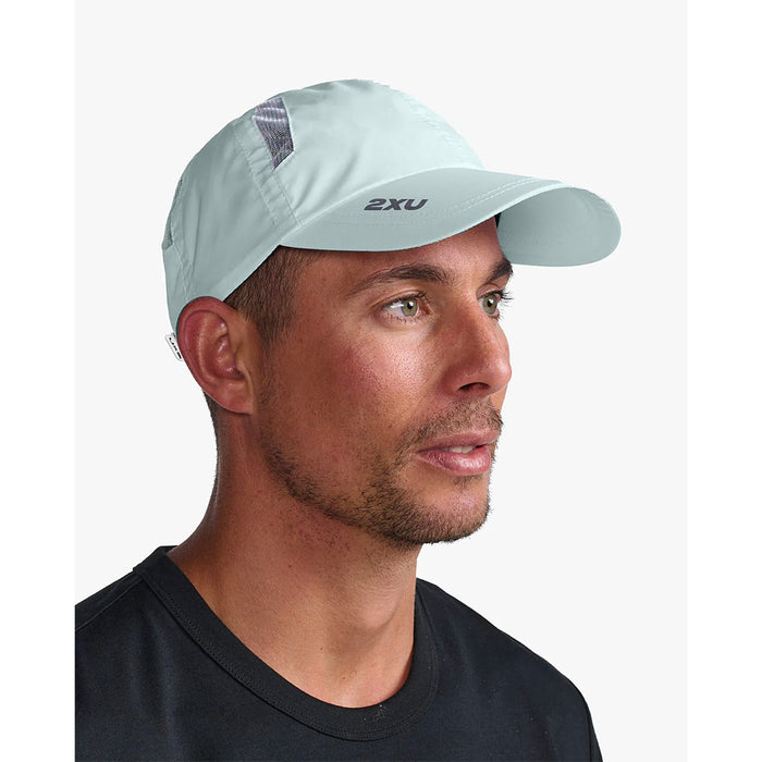 2XU Running Cap - Glacier/White