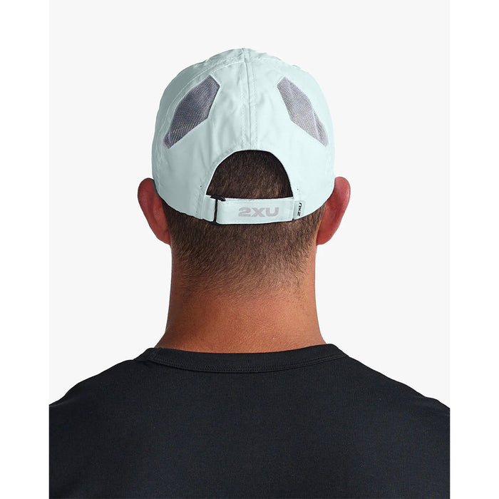 2XU Running Cap - Glacier/White