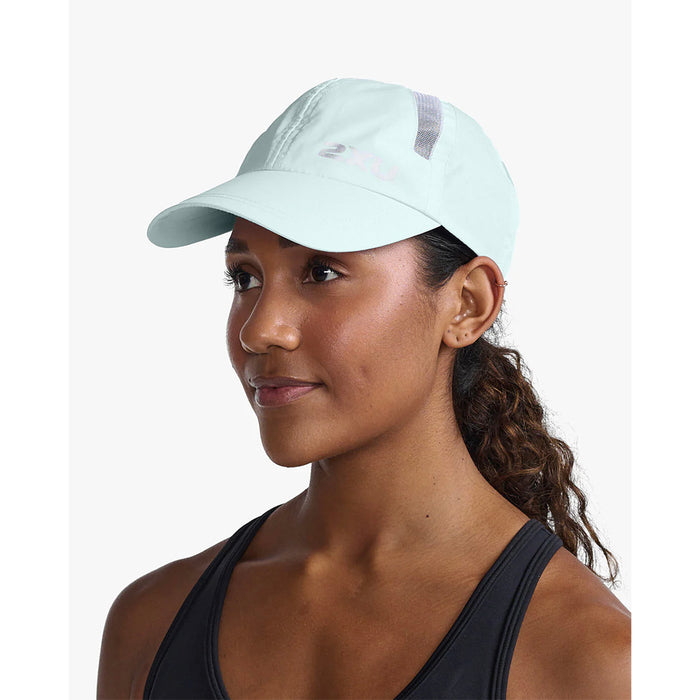 2XU Running Cap - Glacier/White