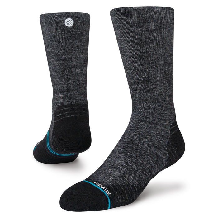 Stance Light Crew Run Socks (Black)