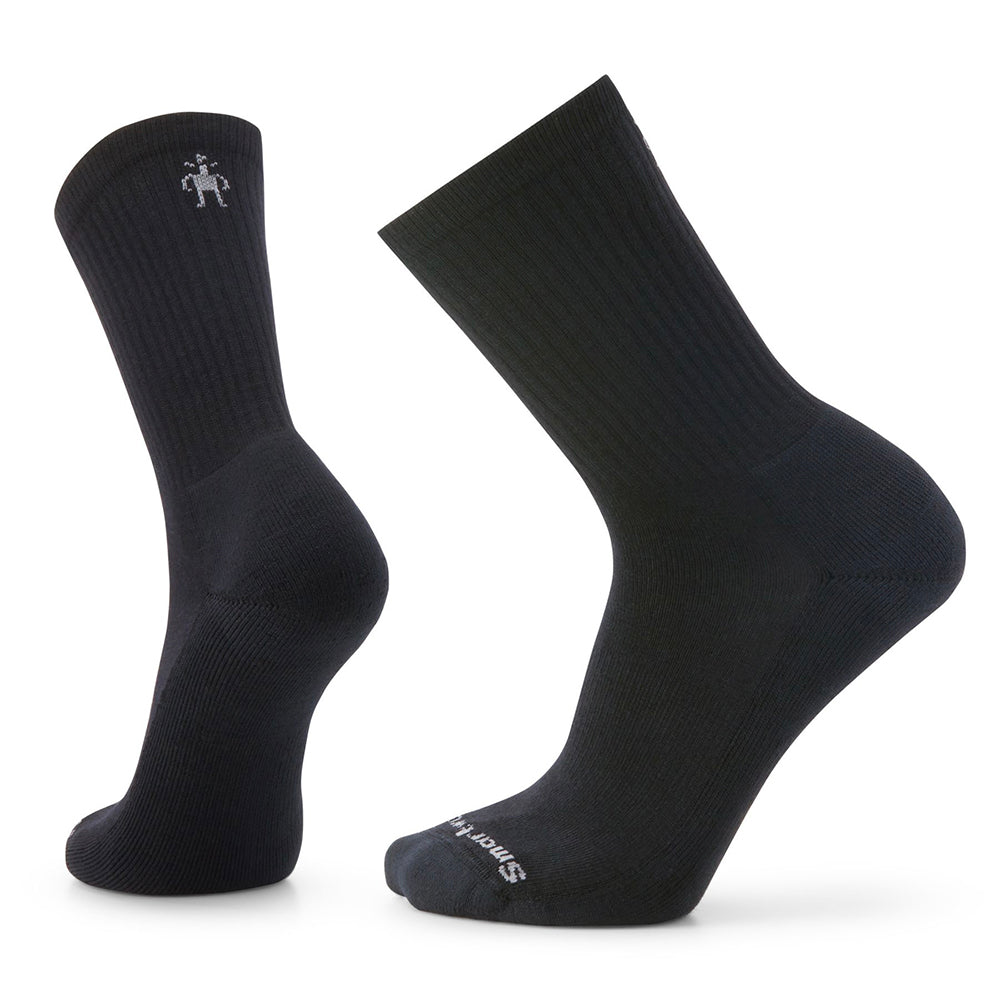 Smartwool Everyday Solid Rib Crew Socks - Black