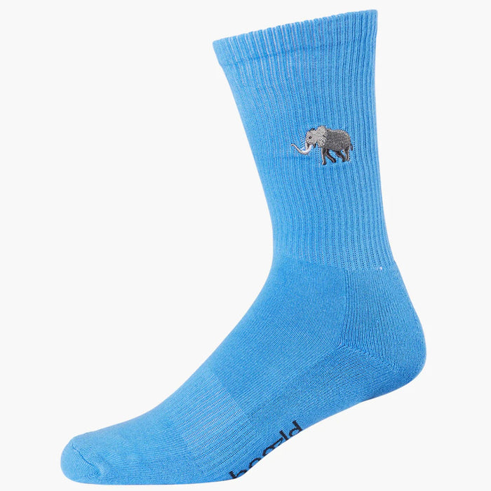 Bamboo Men's Socks - Elephant Zoo Conservation Socks