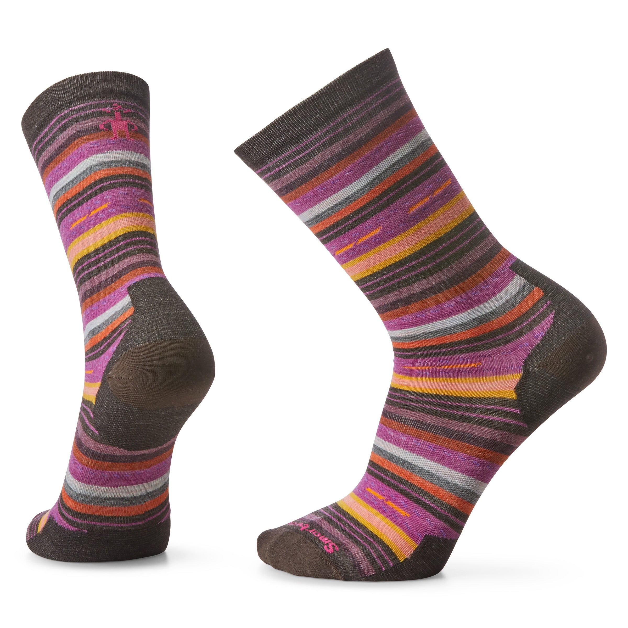 Smartwool Women’s Everyday Margarita Crew Socks - Chestnut