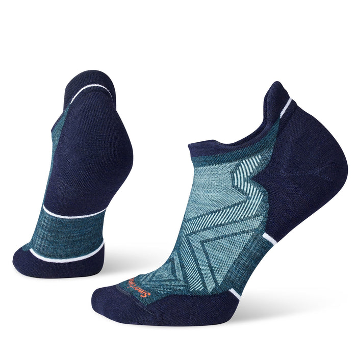 Smartwool Women's Run Targeted Cushion Low Ankle Socks - Twilight Blue