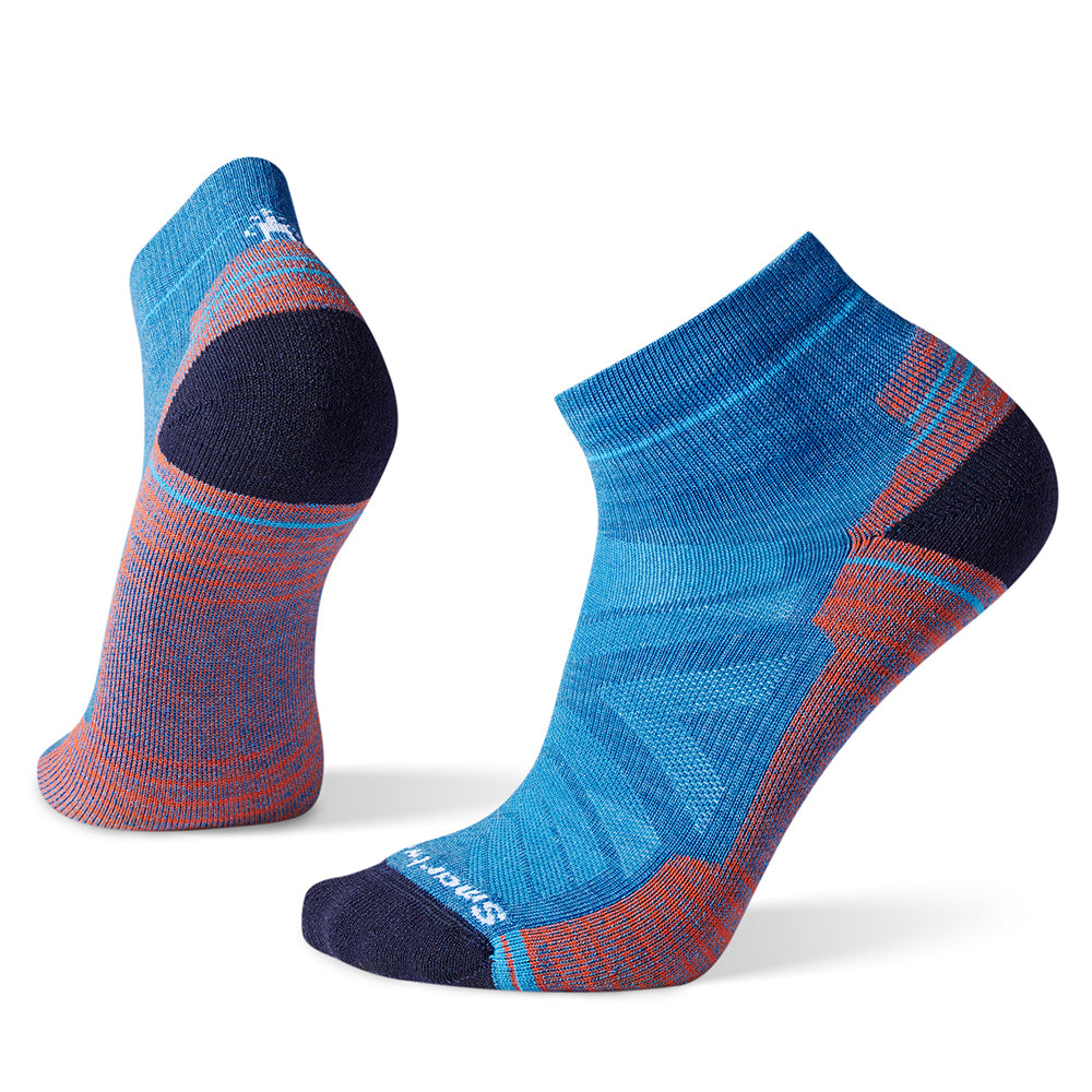 Albury: Blue & Green Palm Ankle Socks - Beunic
