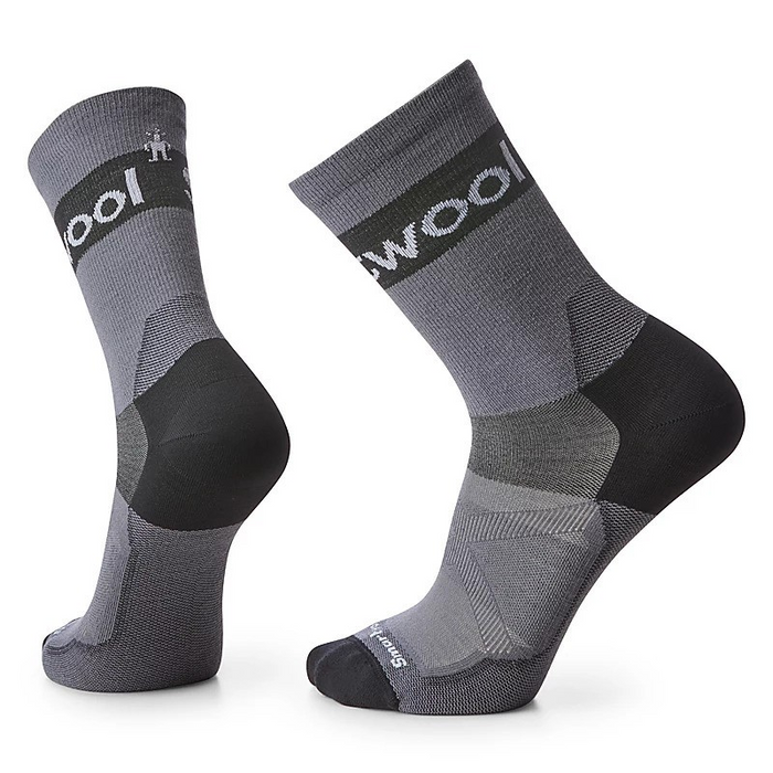 Smartwool Bike ZC Stripe Crew - Graphite