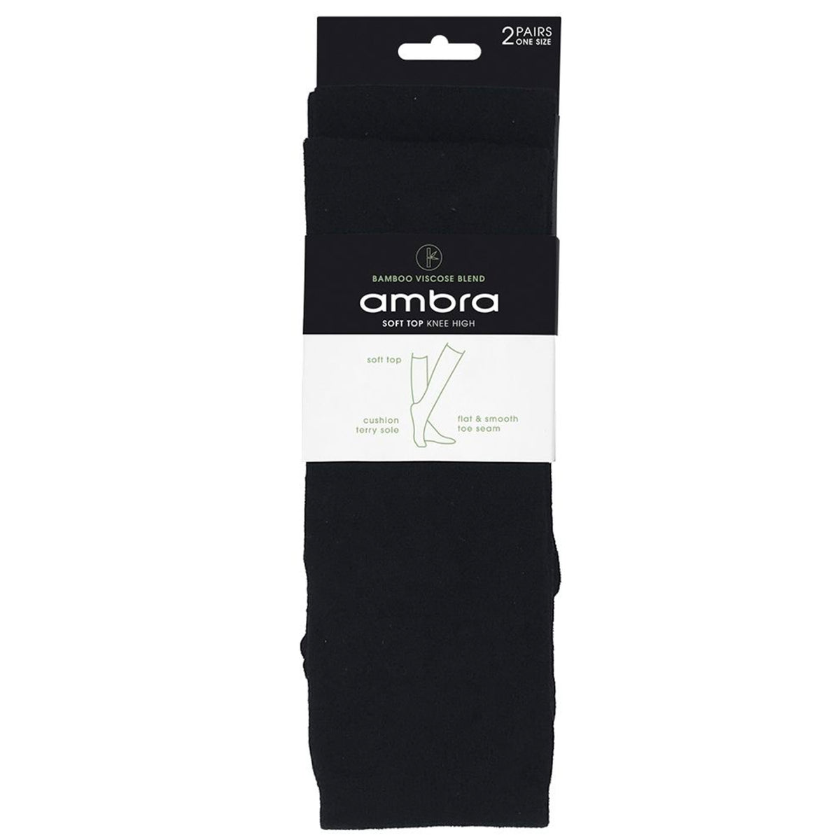 Ambra Bamboo Knee High Socks (2 Pack) — socksforliving.com