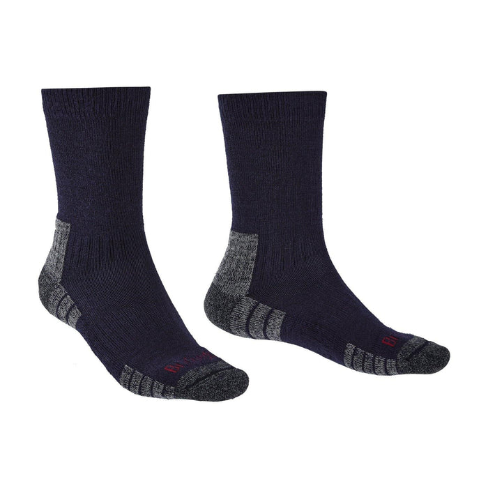 Bridgedale MERINO Performance HIKE Socks (Lightweight Navy) - socksforliving.com