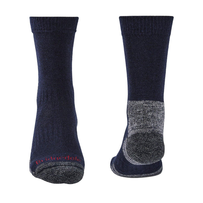 Bridgedale MERINO Performance HIKE Socks (Lightweight Navy) - socksforliving.com