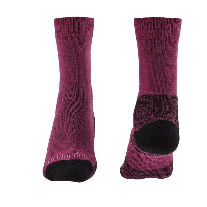 Bridgedale Women's MERINO HIKE Socks (Lightweight Berry)