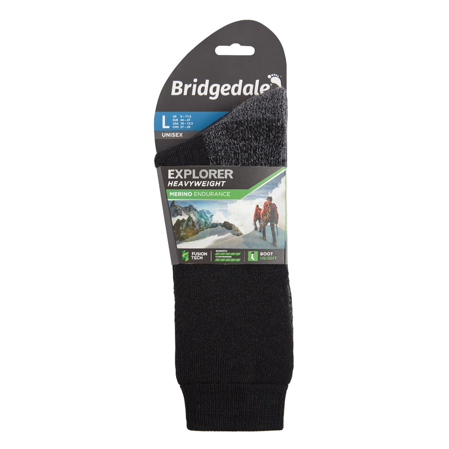 Bridgedale EXPEDITION Heavyweight Performance Socks (Black)